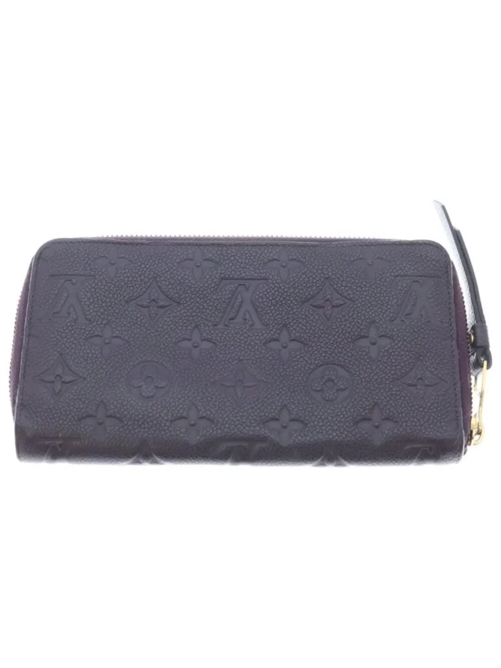 Louis Vuitton Nogram Empreinte Portefeuille Secret Wallet Zip Around Leather